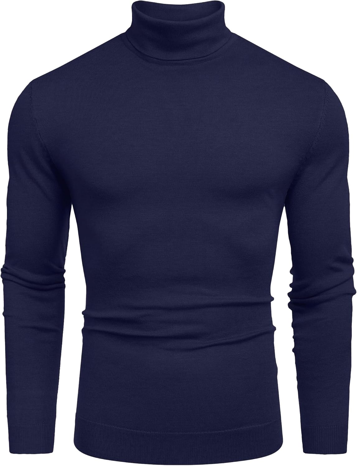 Men's Slim Fit Turtleneck Sweater for Casual and Formal Wear