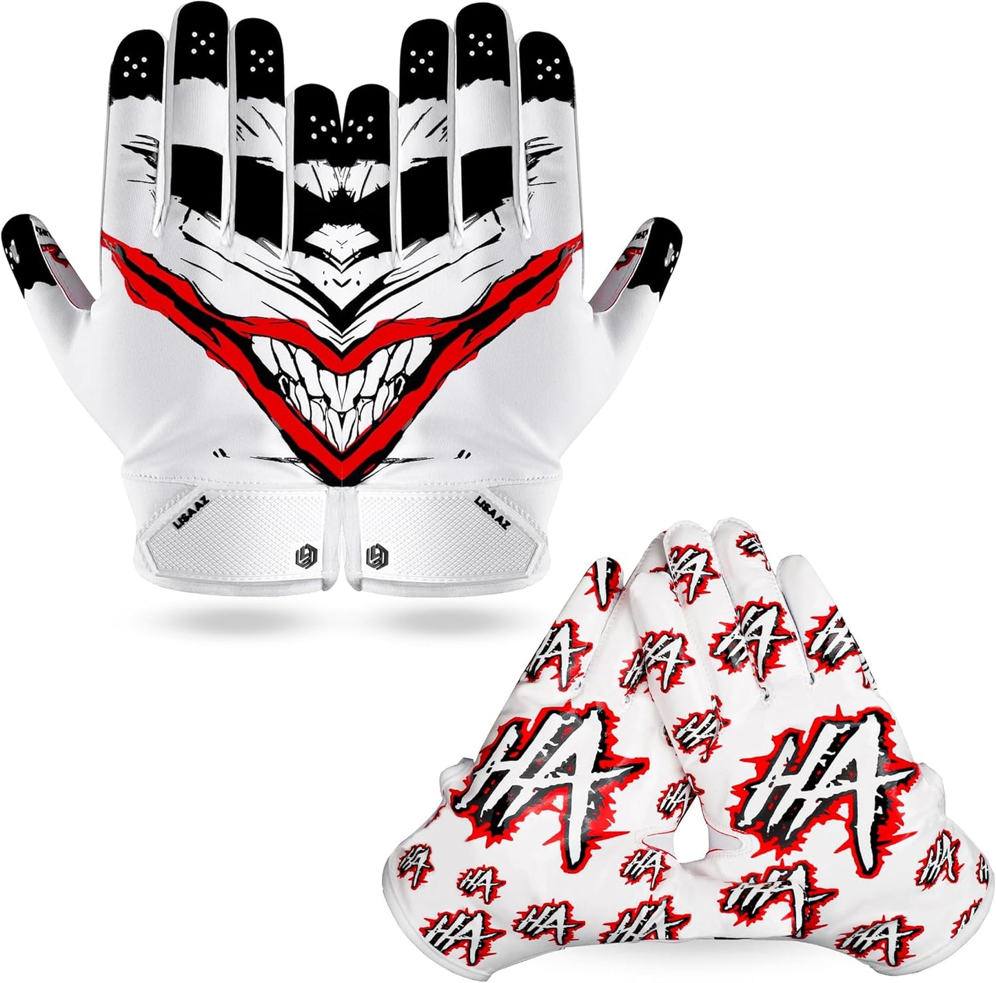 Enhanced Ball Feel Football Gloves | Youth & Adult Sizes