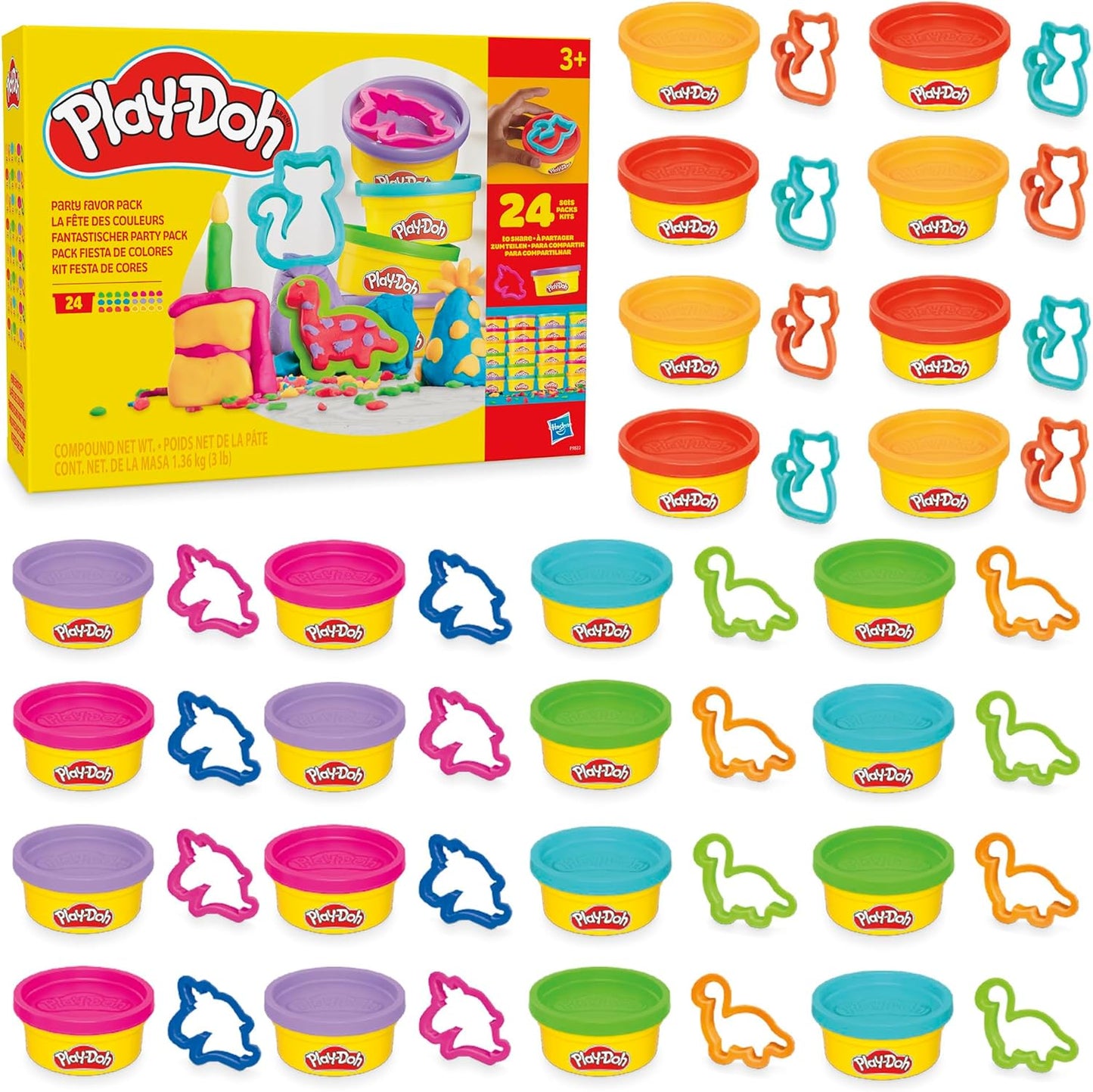 24-Piece Play-Doh Party Favor Pack: Non-Candy Fun!