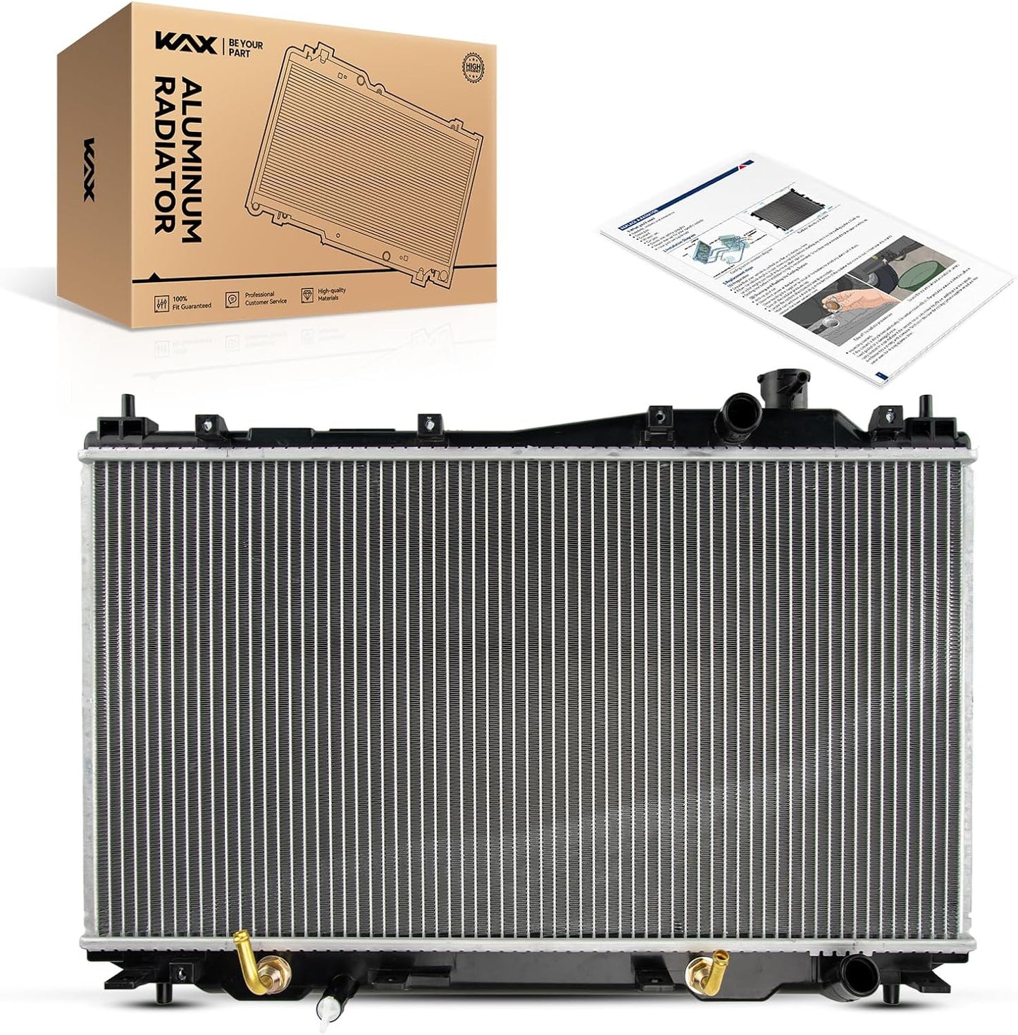 KAX CU2354 Engine Radiator Replacement for 2002-2005 Civic