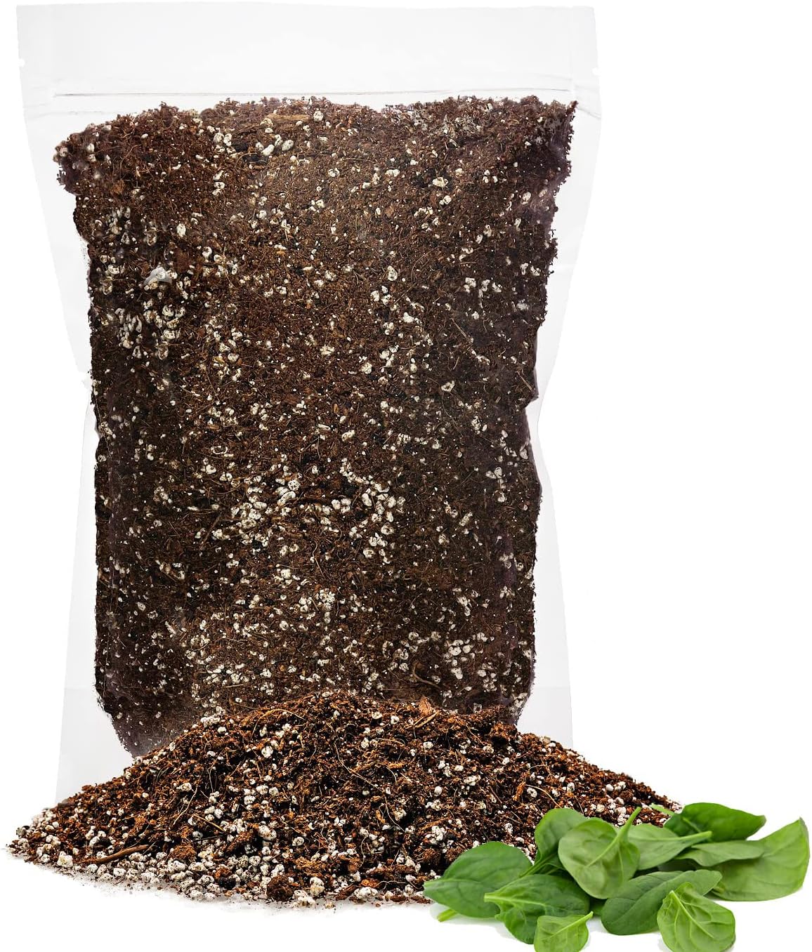GARDENERA Premium Organic Potting Soil for Spinach - 1 Quart