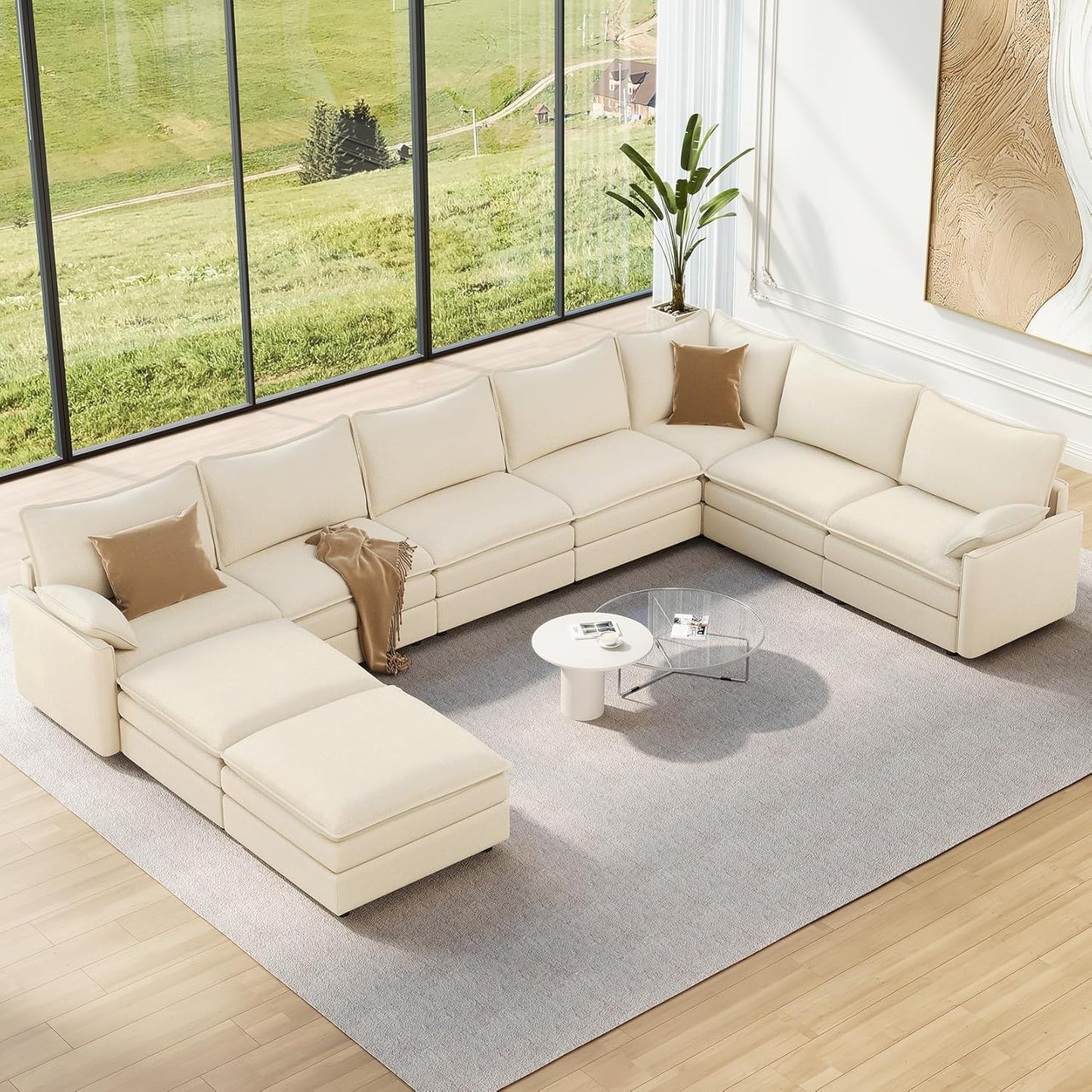 Vesgantti Large Modular Sectional Sofa for Ultimate Comfort