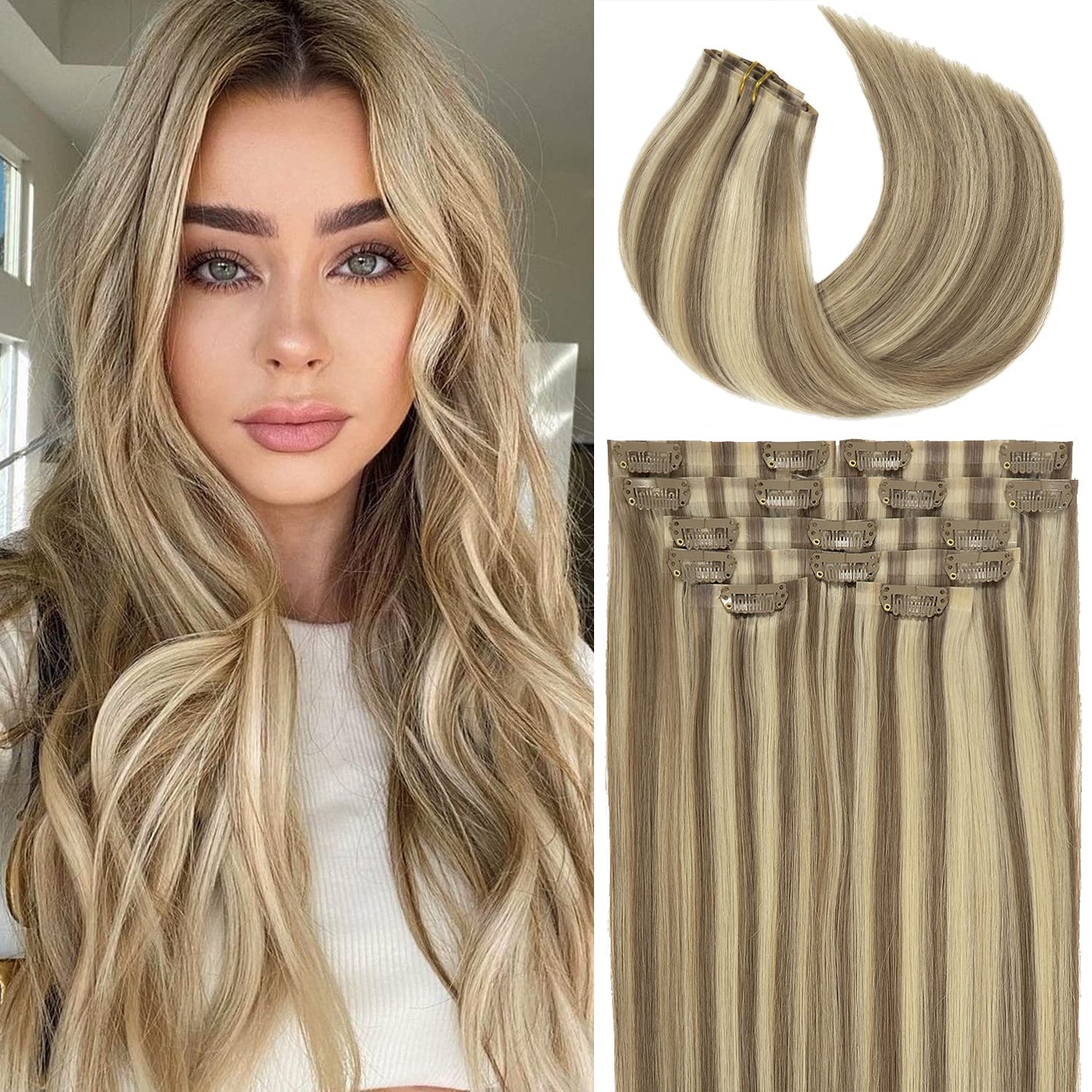 Lacer Hair Highlight Clip in Extensions for Fine Thin Hair