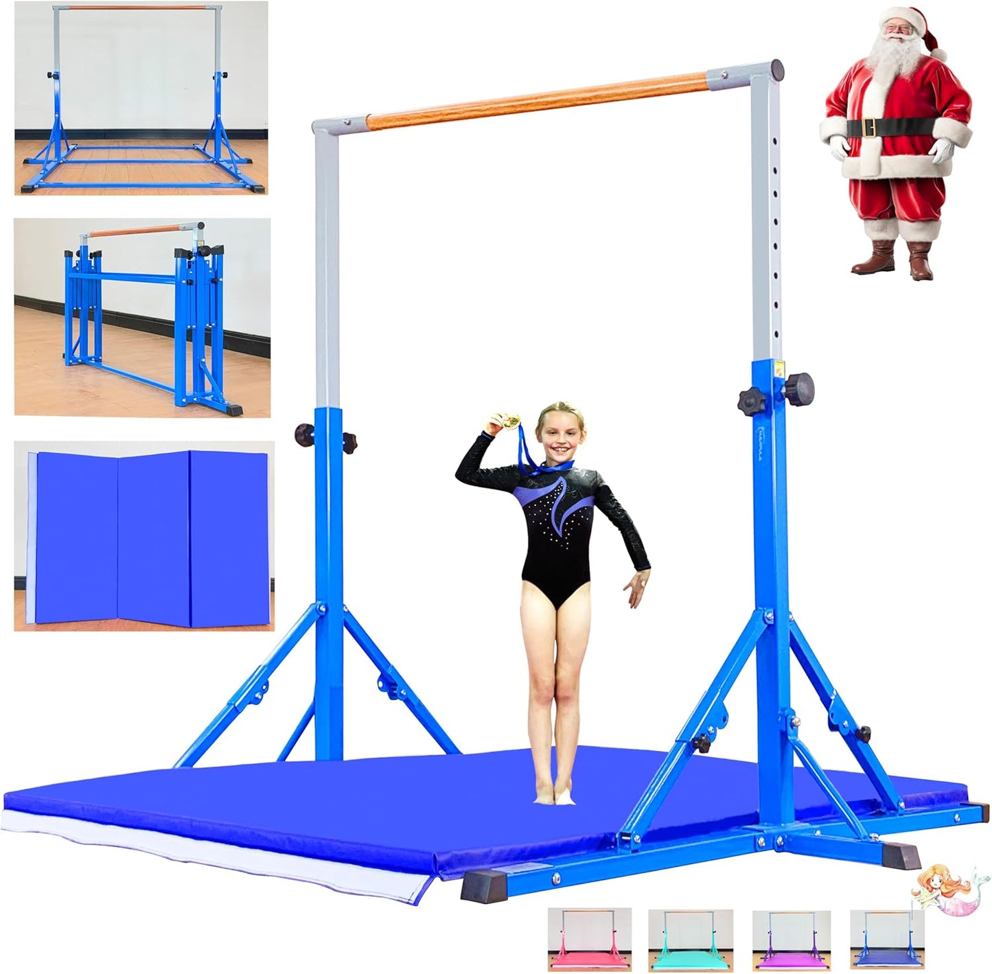 Professional Grade Gymnastic Bar for Kids and Teens Ages 3-25