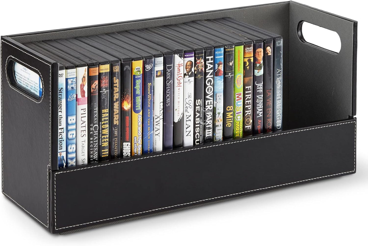 Sophisticated DVD Storage Box for Organizing Movies and Games