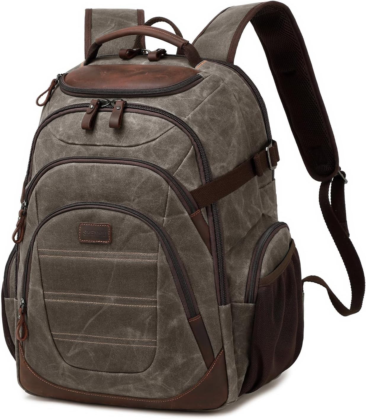 Travel Laptop Backpack 17.3 inch XL Computer Backpack Green