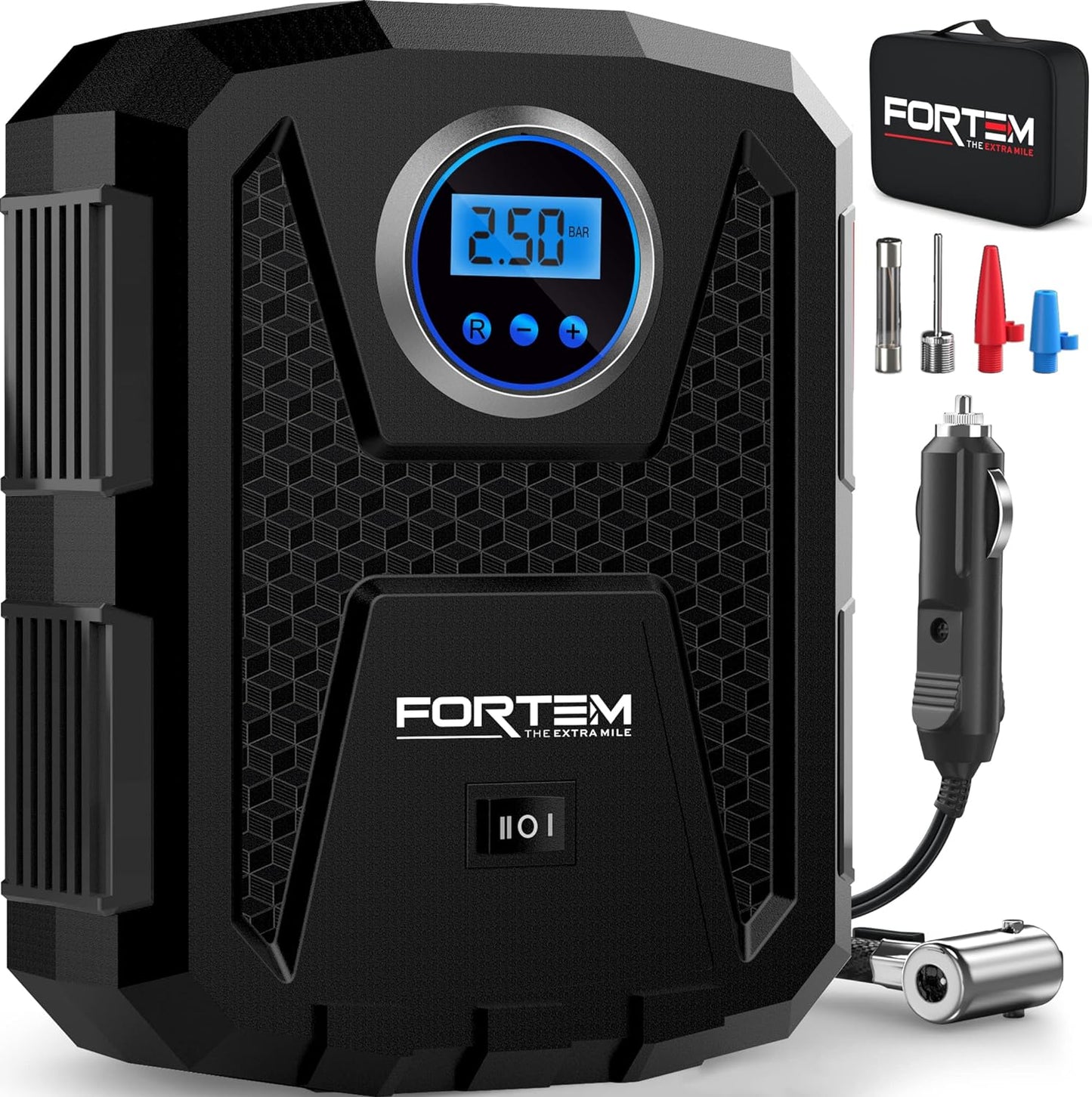FORTEM Portable Air Compressor - Inflate Any Tire with Ease!