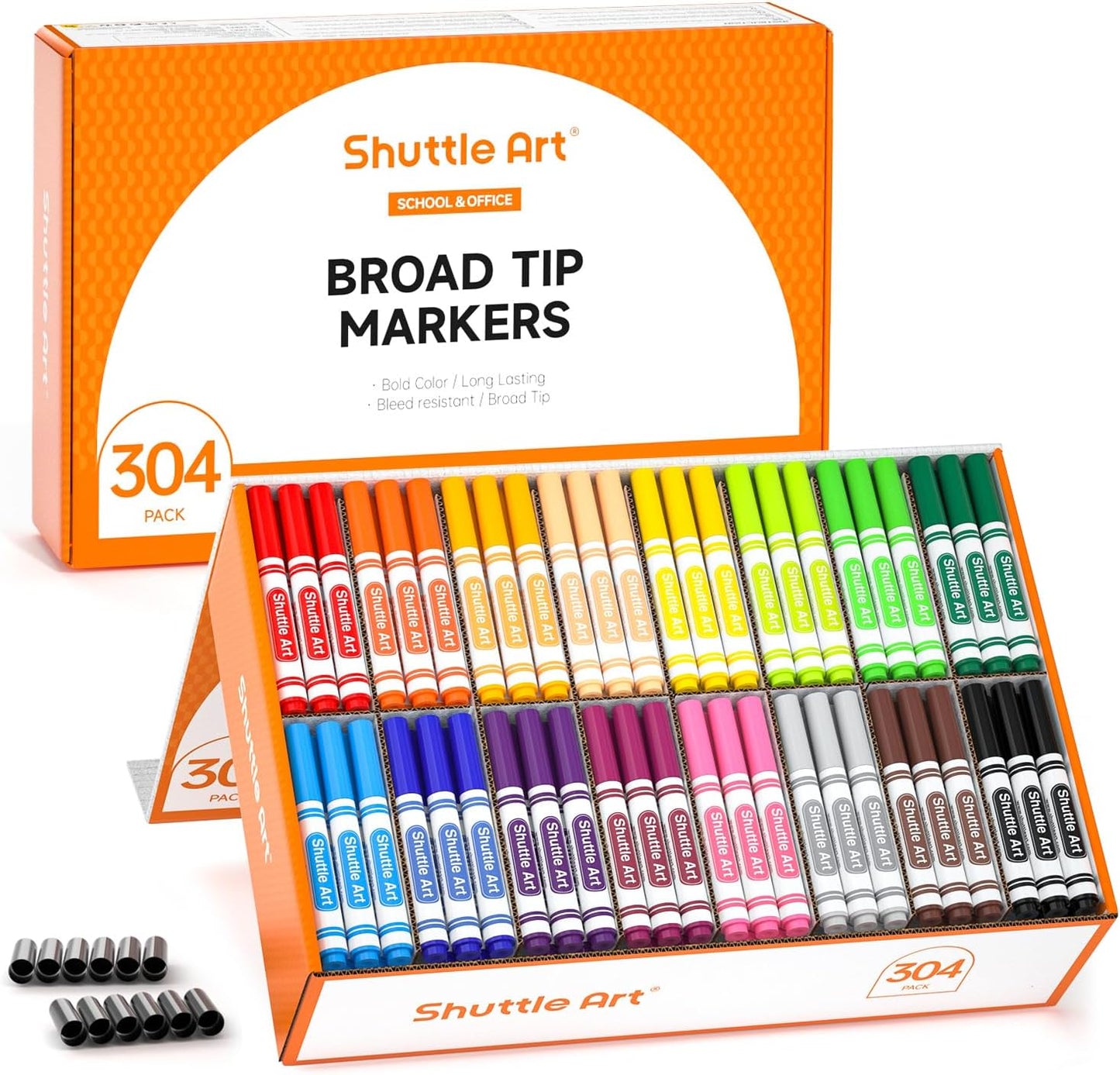 Shuttle Art 304 Pack Washable Markers for Creative Projects
