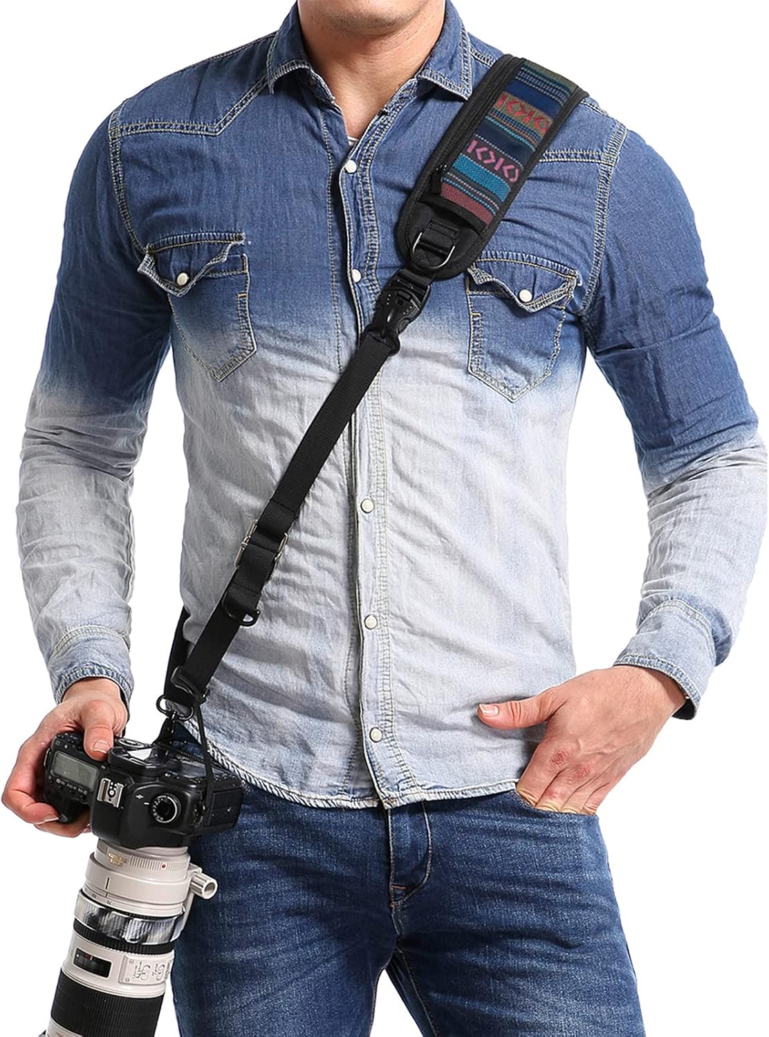 Securely Carry Your DSLR with waka Camera Neck Strap