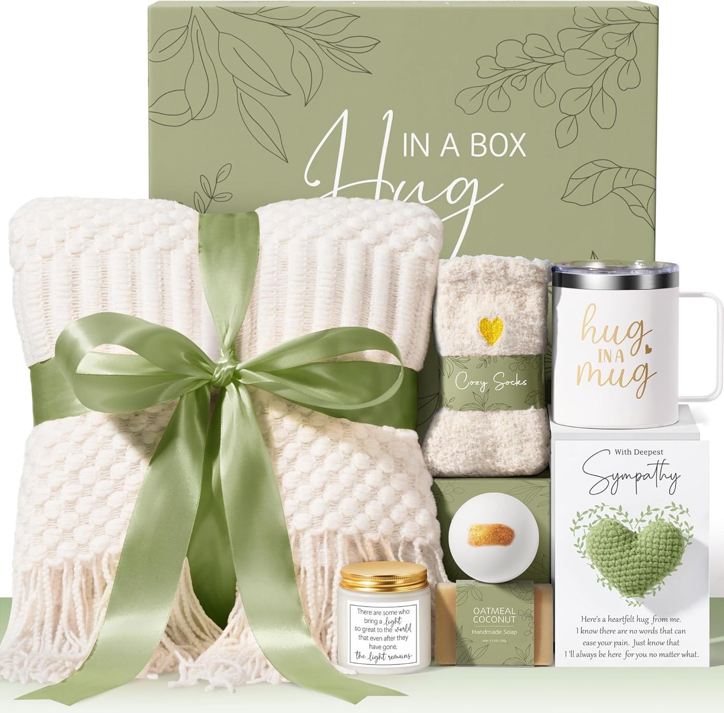 Sympathy Gift Baskets for Loss of Loved One - Comforting Care Package