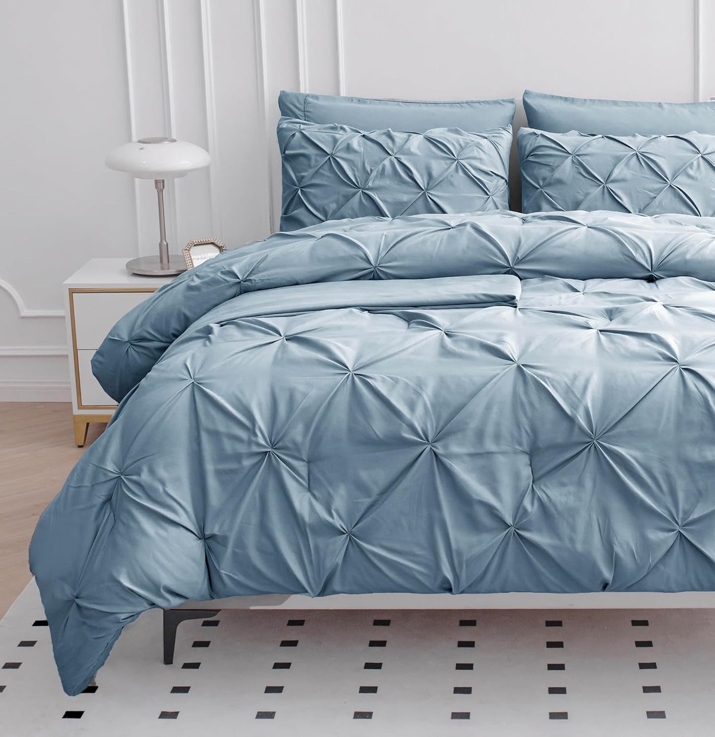 Comforter Set Full Size with Sheets & Pillowcases in French Blue