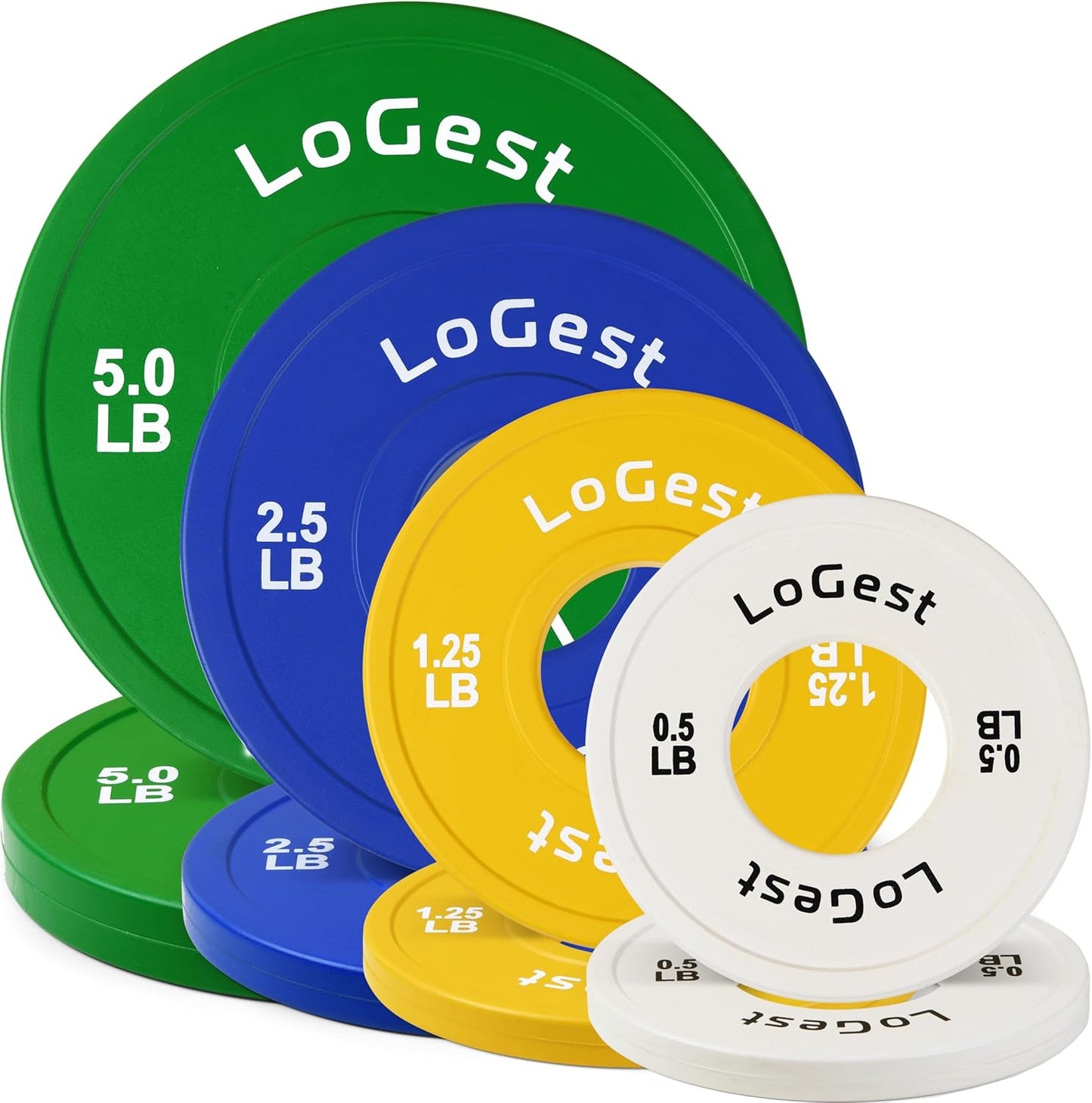 LoGest Olympic Change Weight Plates Set for Weightlifting and More