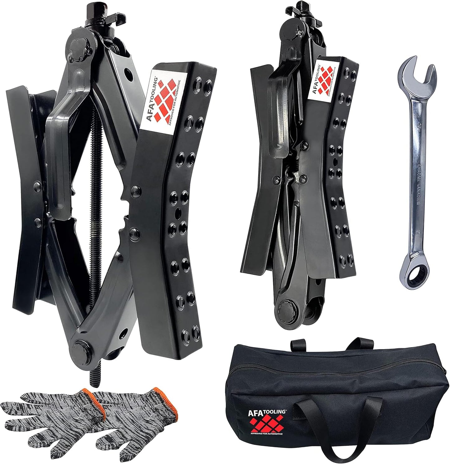 AFA Tooling X-Chock Wheel Chock Stabilizer Kit for RVs and Trailers