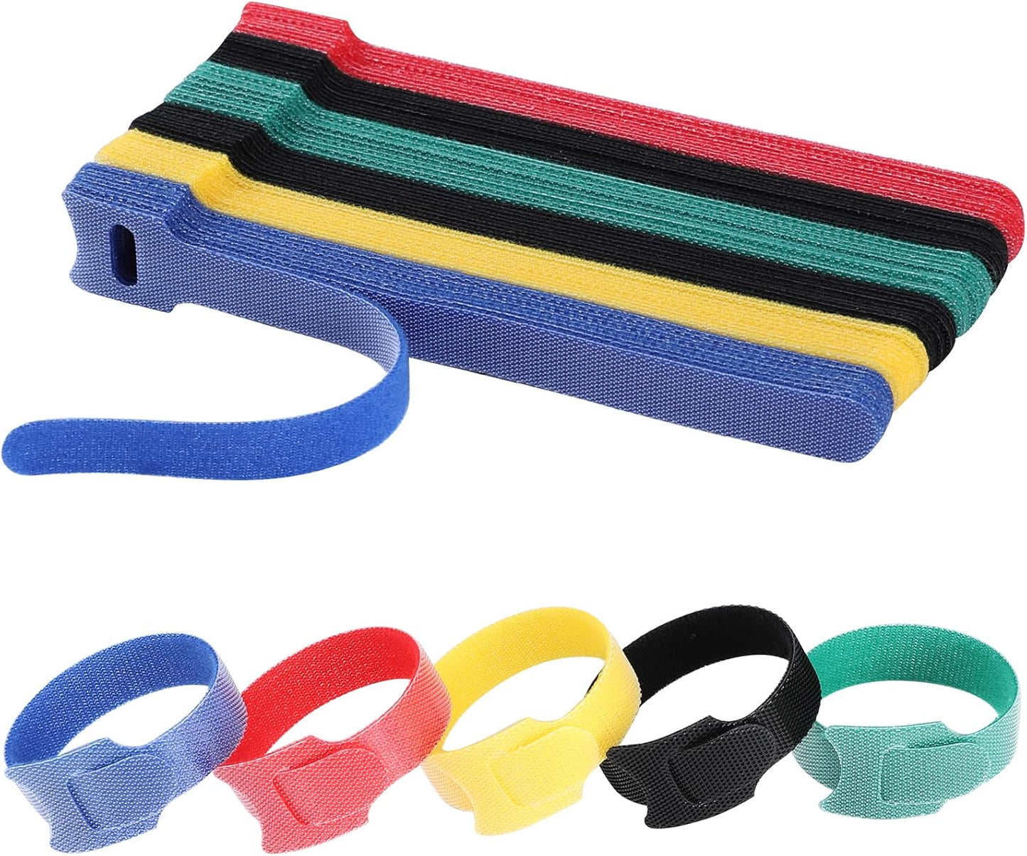 Organize Cords Easily with 120 Reusable Cable Ties!