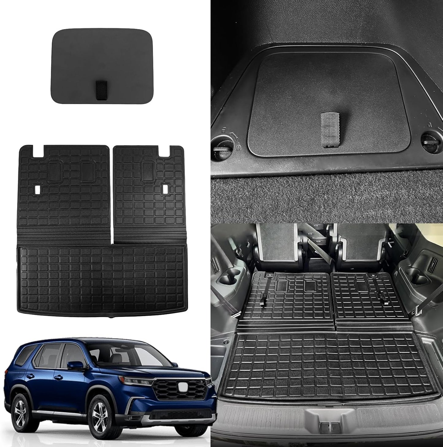 Rongtaod Cargo Mat for 2023 2024 2025 Honda Pilot Accessories