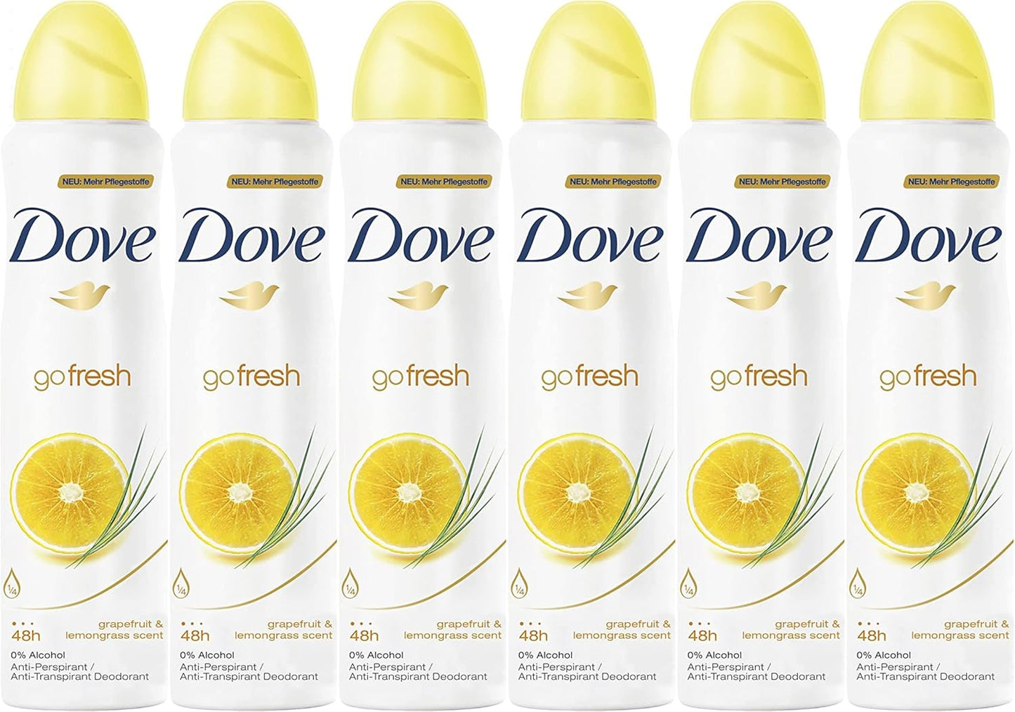 DOVE Dry Spray Antiperspirant 48 Hours Fresh Scent 6 Pack