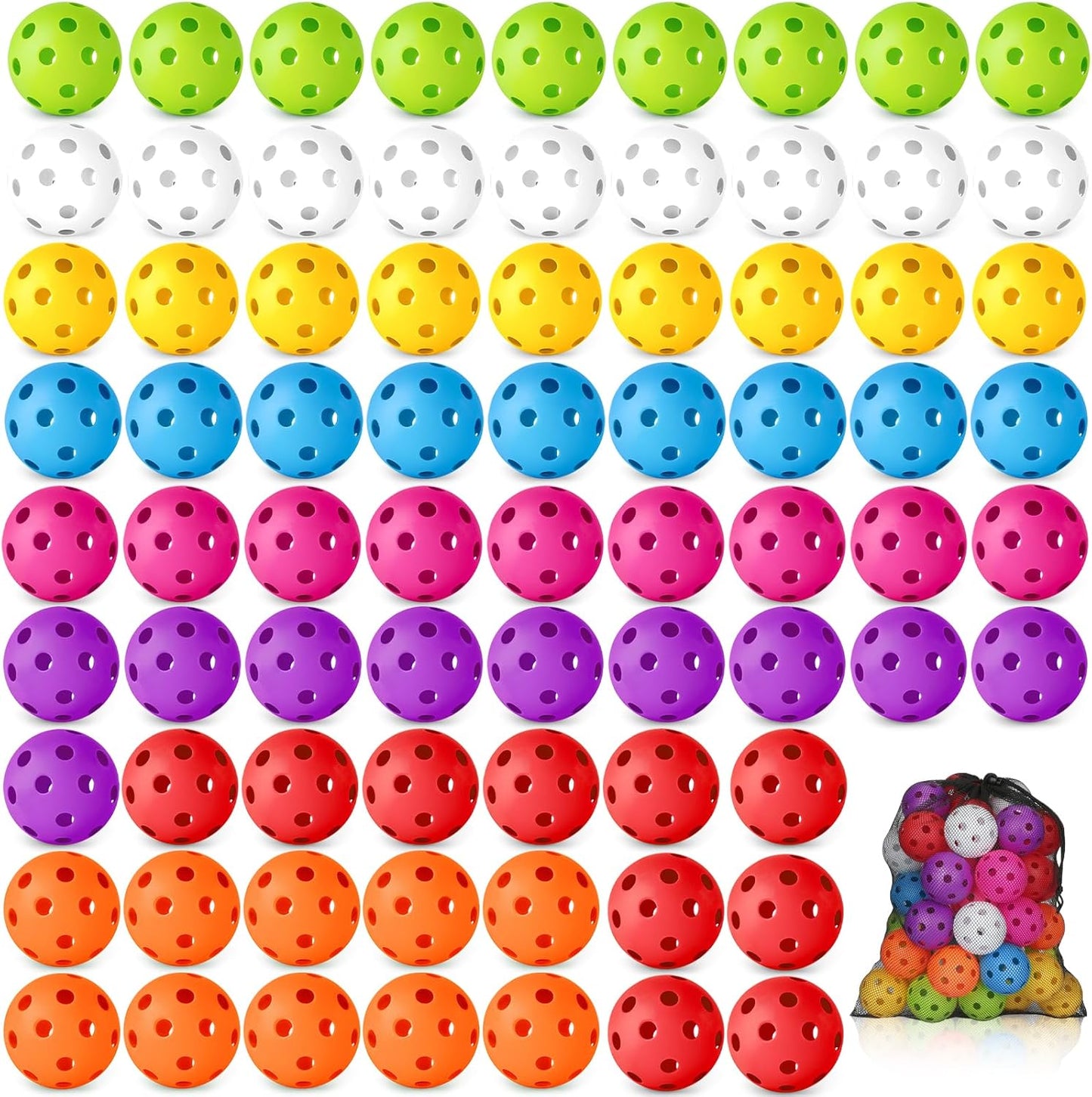 Coopay 24/80 Pack Baseball Practice Balls for Training Fun