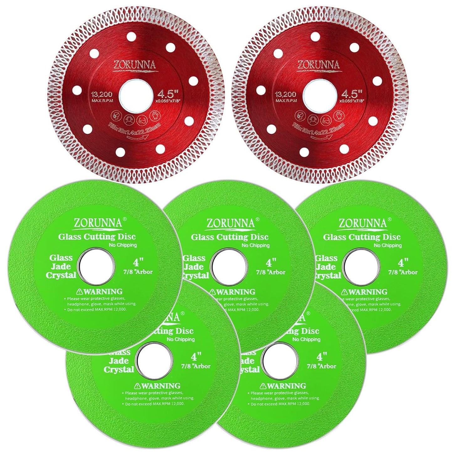 ZORUNNA Glass & Tile Cutting Set - Precision Blades for Effortless Cuts!