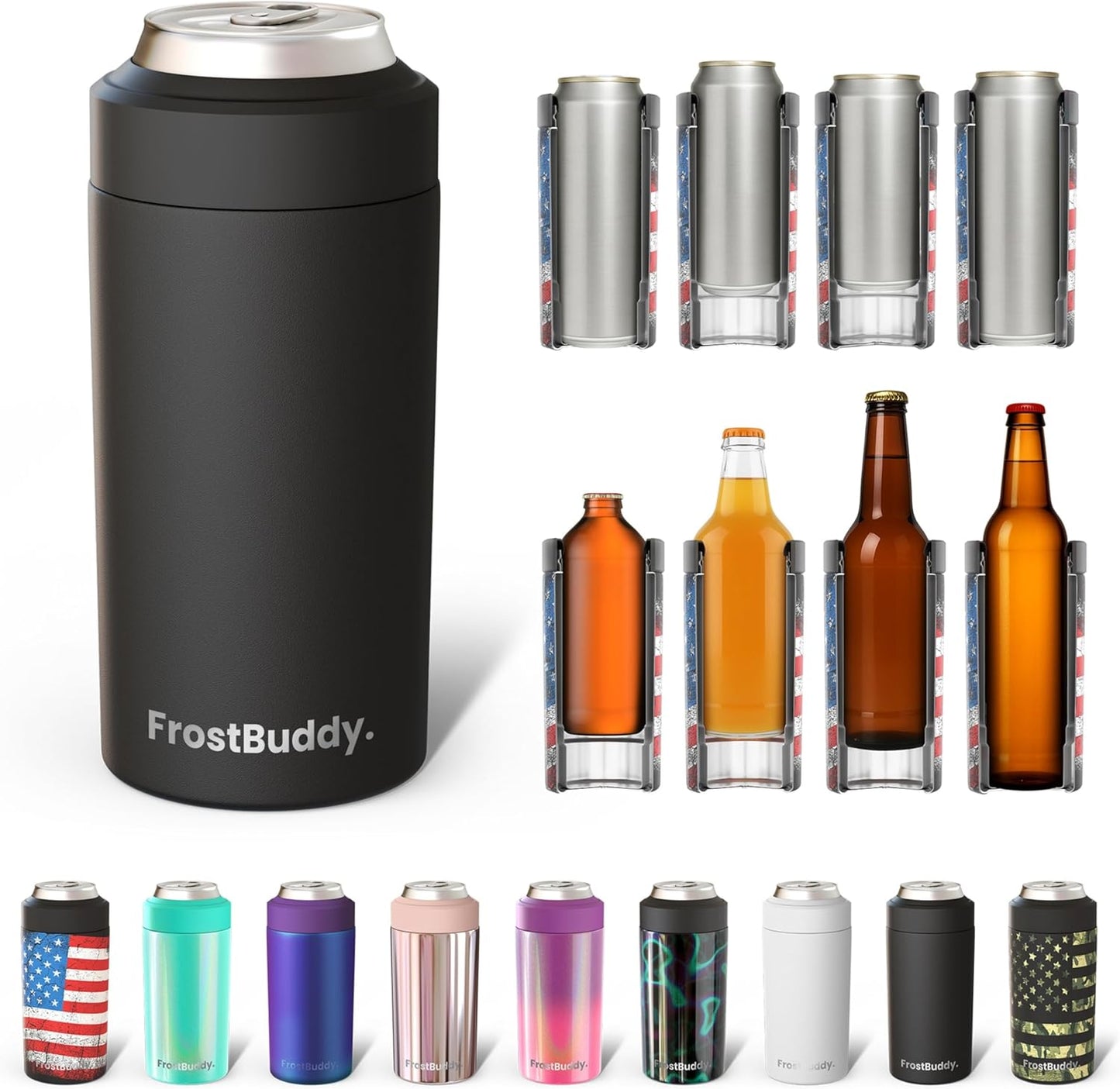 Frost Buddy Universal Can Cooler - Fits All Sizes of Drinks