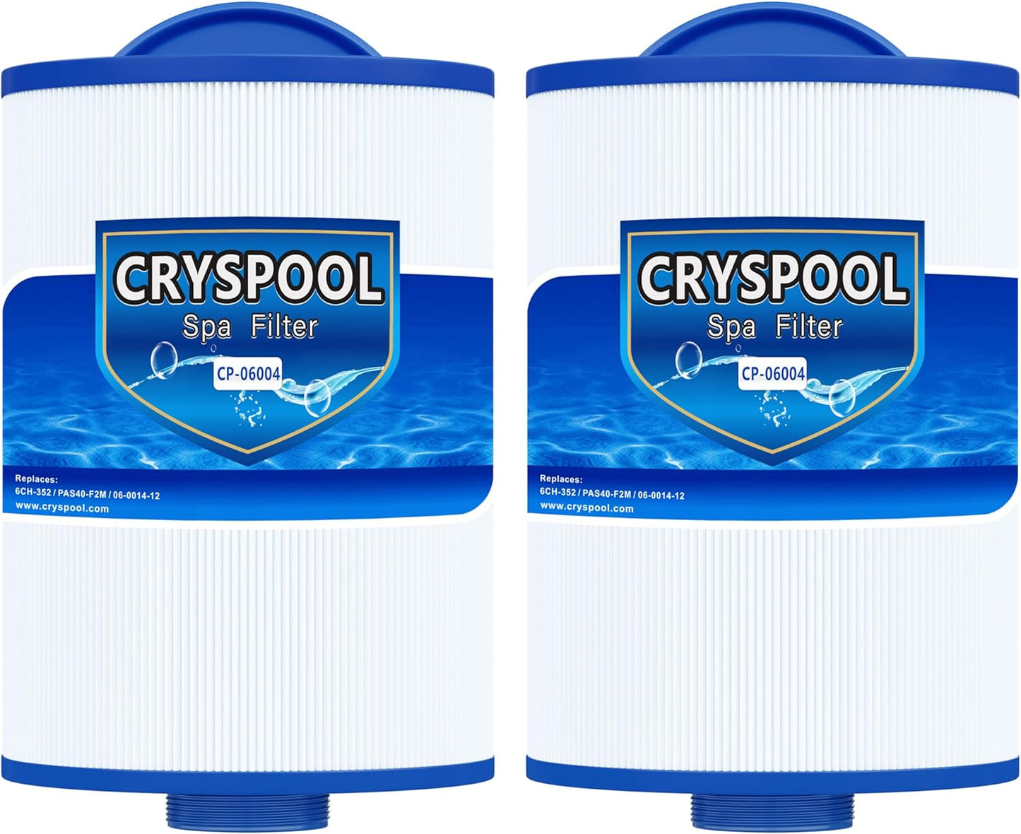 Cryspool 06004 Filter for Artesian Spas, 35 Sq. Ft, 2 Pack