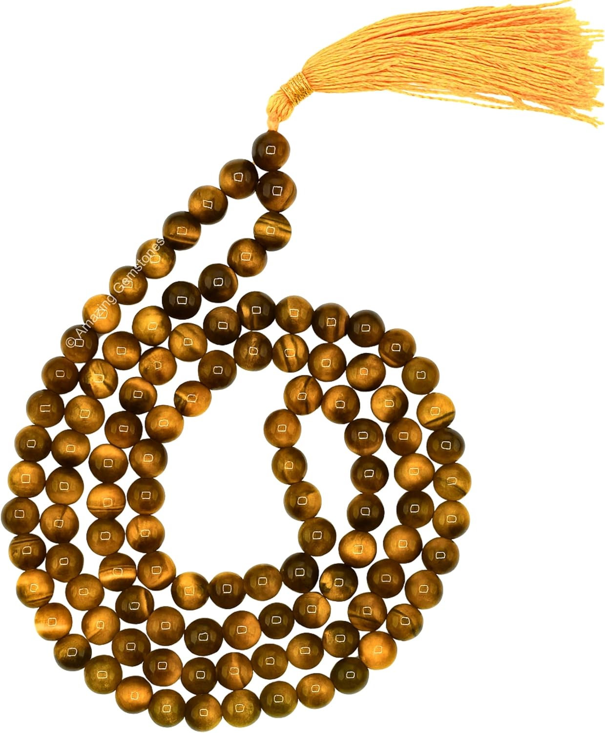 Authentic Gemstone Crystal Mala Beads for Meditation and Mindfulness