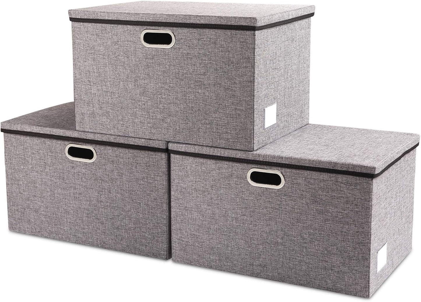PRANDOM Extra Large Collapsible Storage Bins for Home Organization