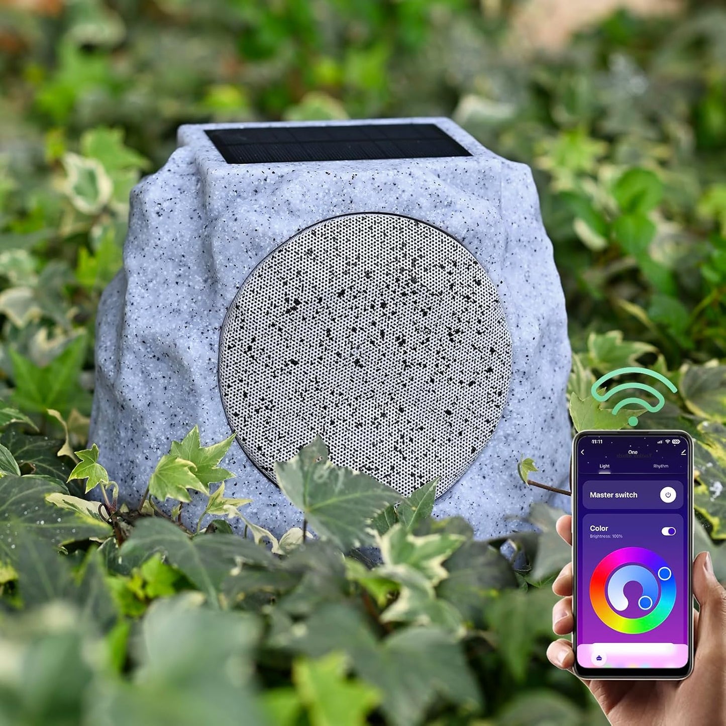 Yoolax Solar Rock Speaker: Wireless & Waterproof