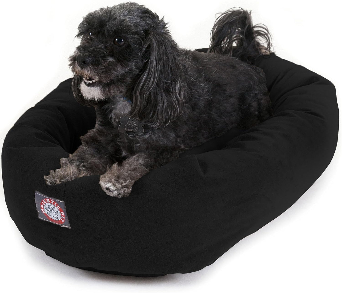 Majestic Pet 24 Inch Suede Calming Dog Bed for Ultimate Comfort