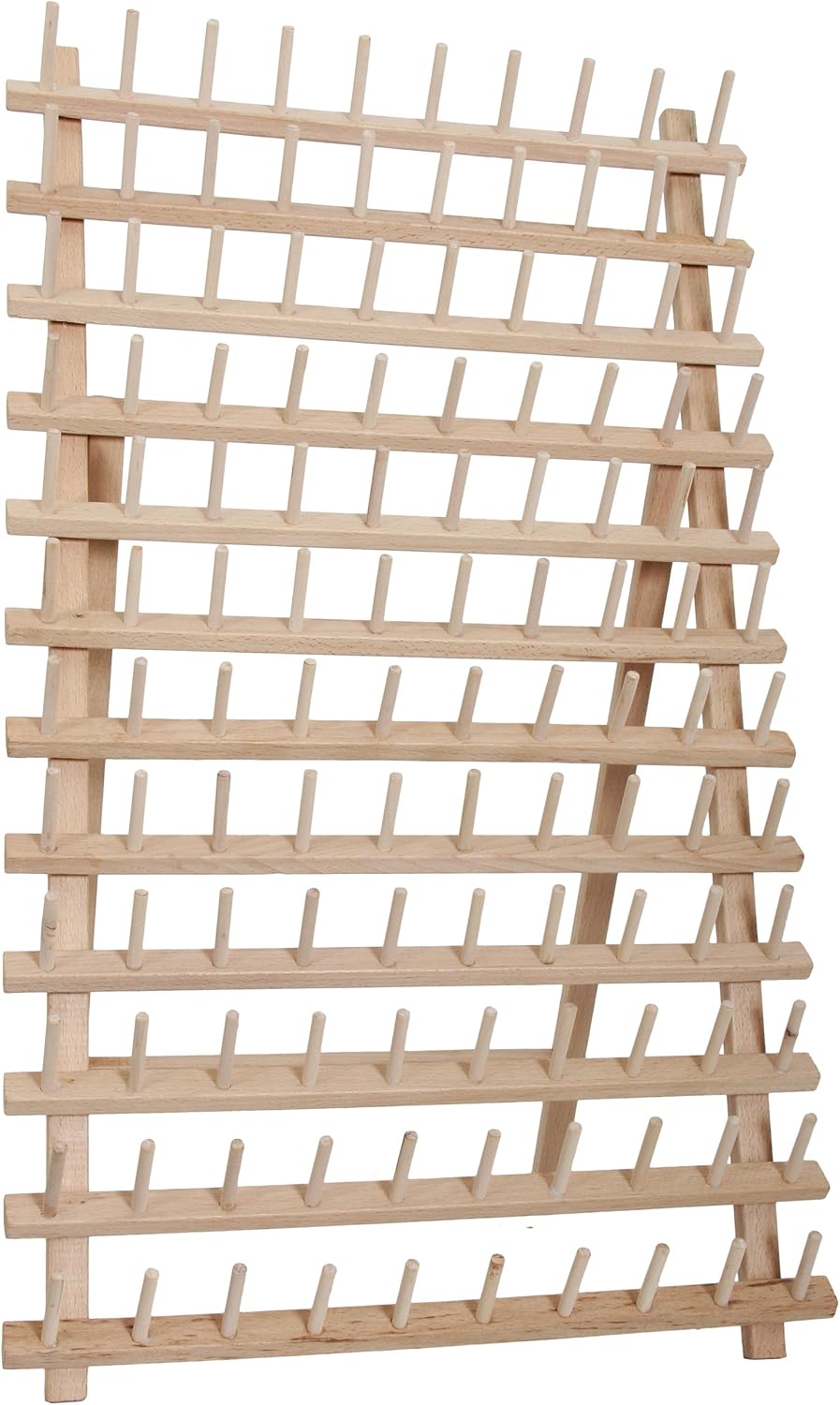 Threadart 120 Spool Cone Wood Thread Rack for Sewing & Quilting
