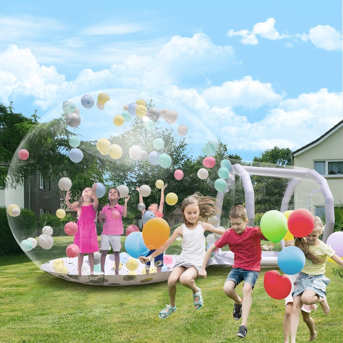 10FT Inflatable Bubble House Dome for Kids - Perfect for Parties