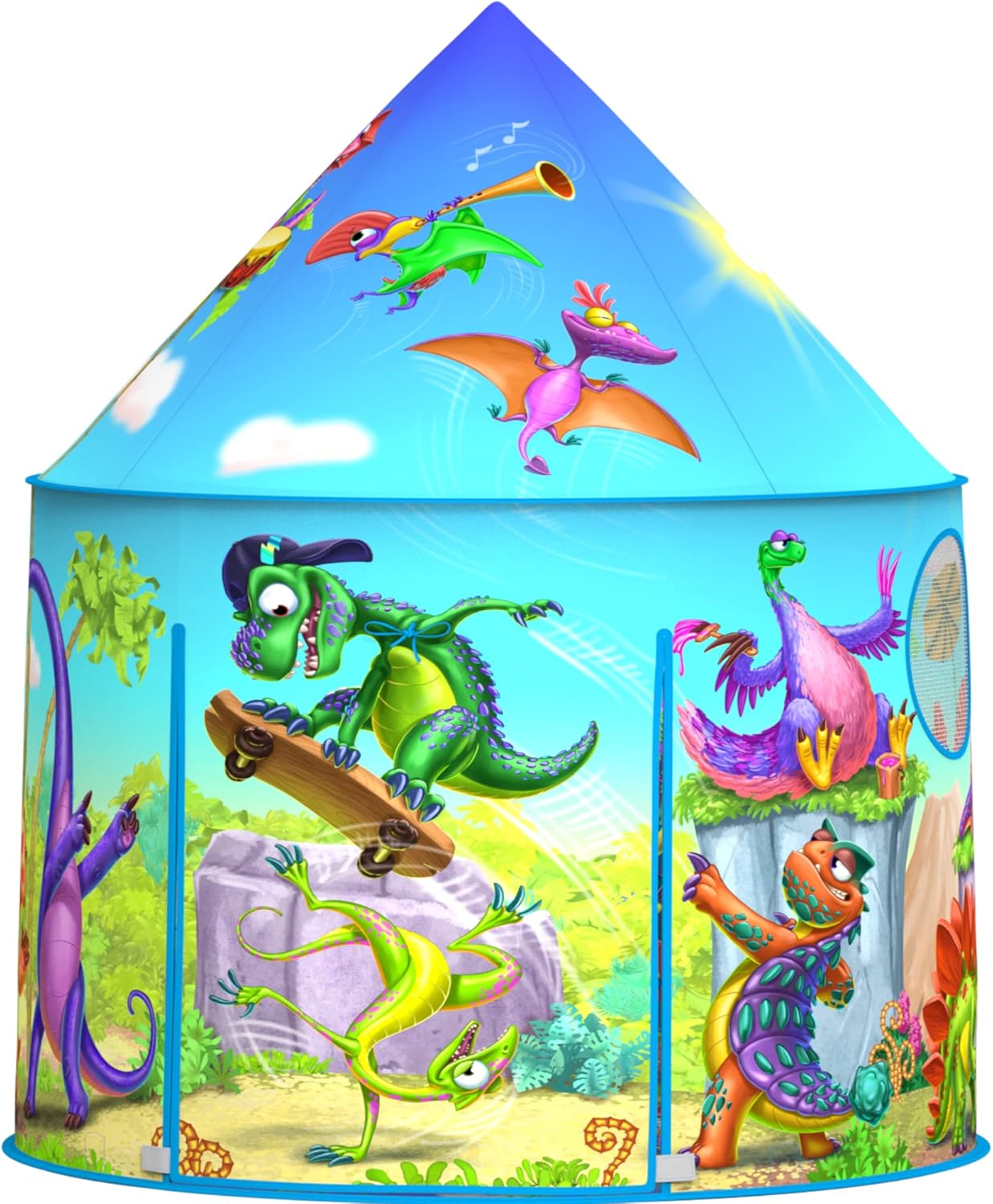 Dinosaur Play Tent for Kids | Fun Fort with Storage