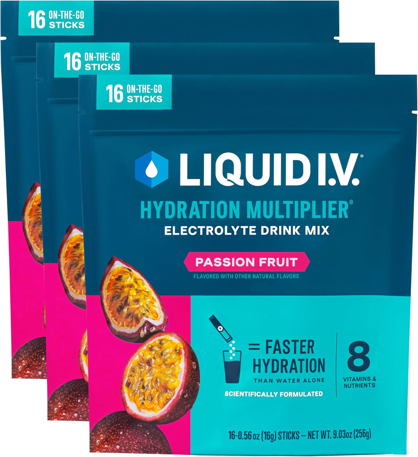 Liquid I.V. Hydration Multiplier Passion Fruit Drink Mix Review