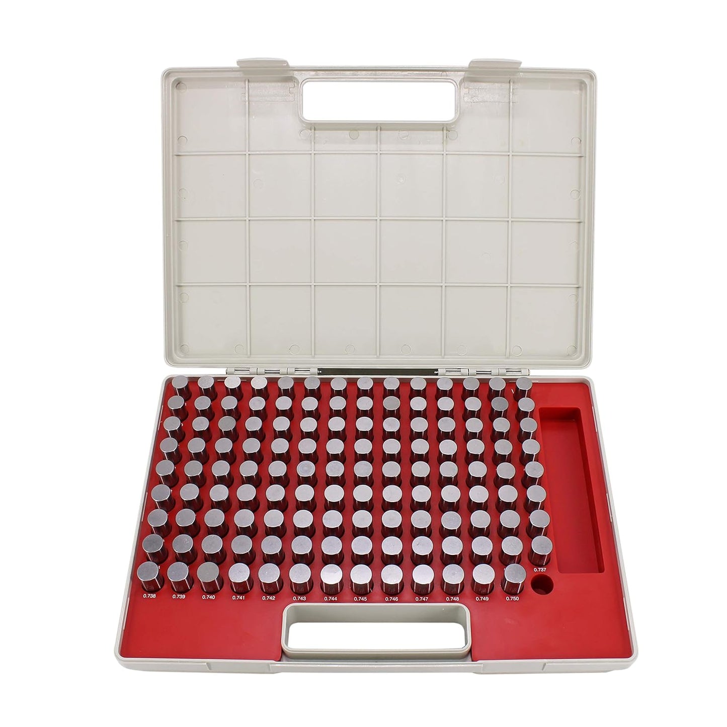 TEXALAN Steel Pin Gage Set - 125 Pieces for Precise Measurements