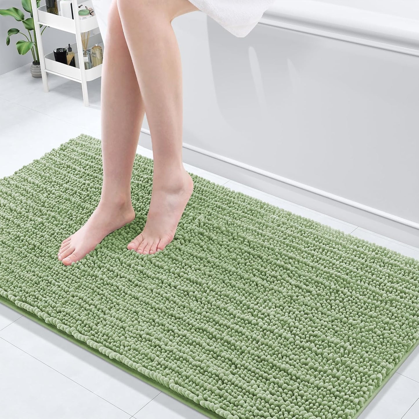 Arotive Luxury Chenille Bathroom Rug Mat for Ultimate Comfort