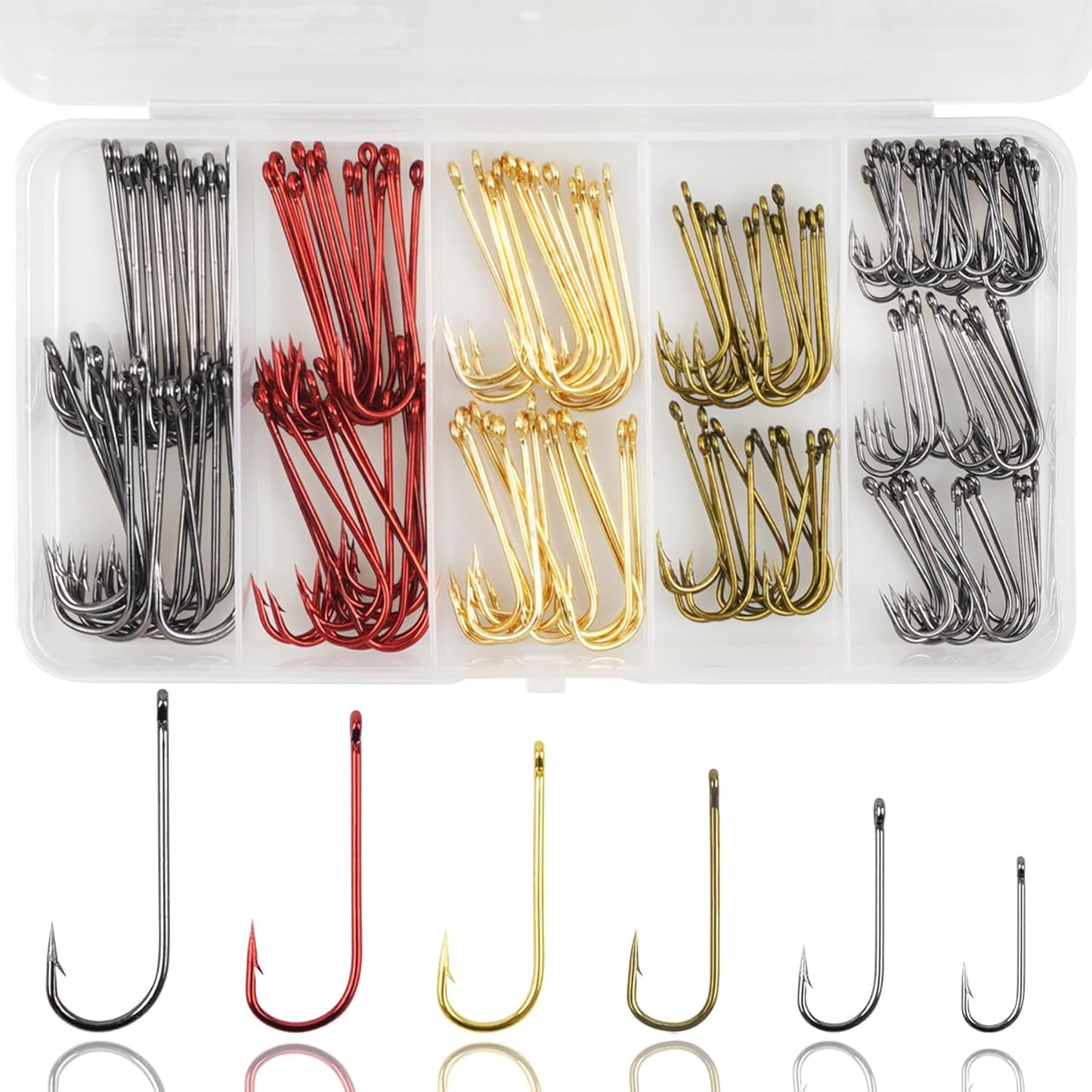 150pc Aberdeen Fishing Hook Set - Ideal for All Fish!
