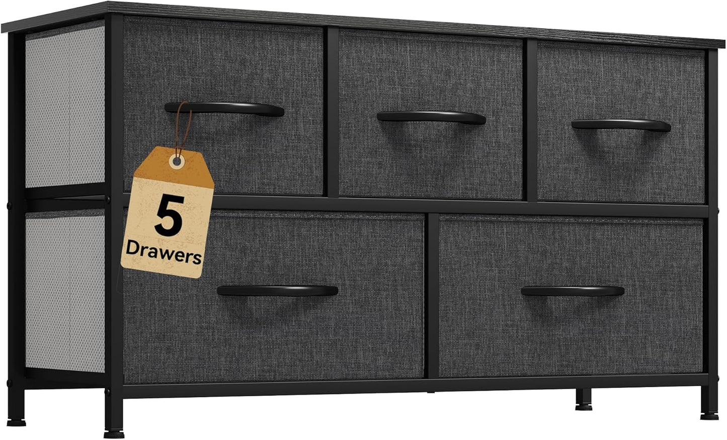 DWVO Dresser with 5 Drawers - Stylish Storage Solution
