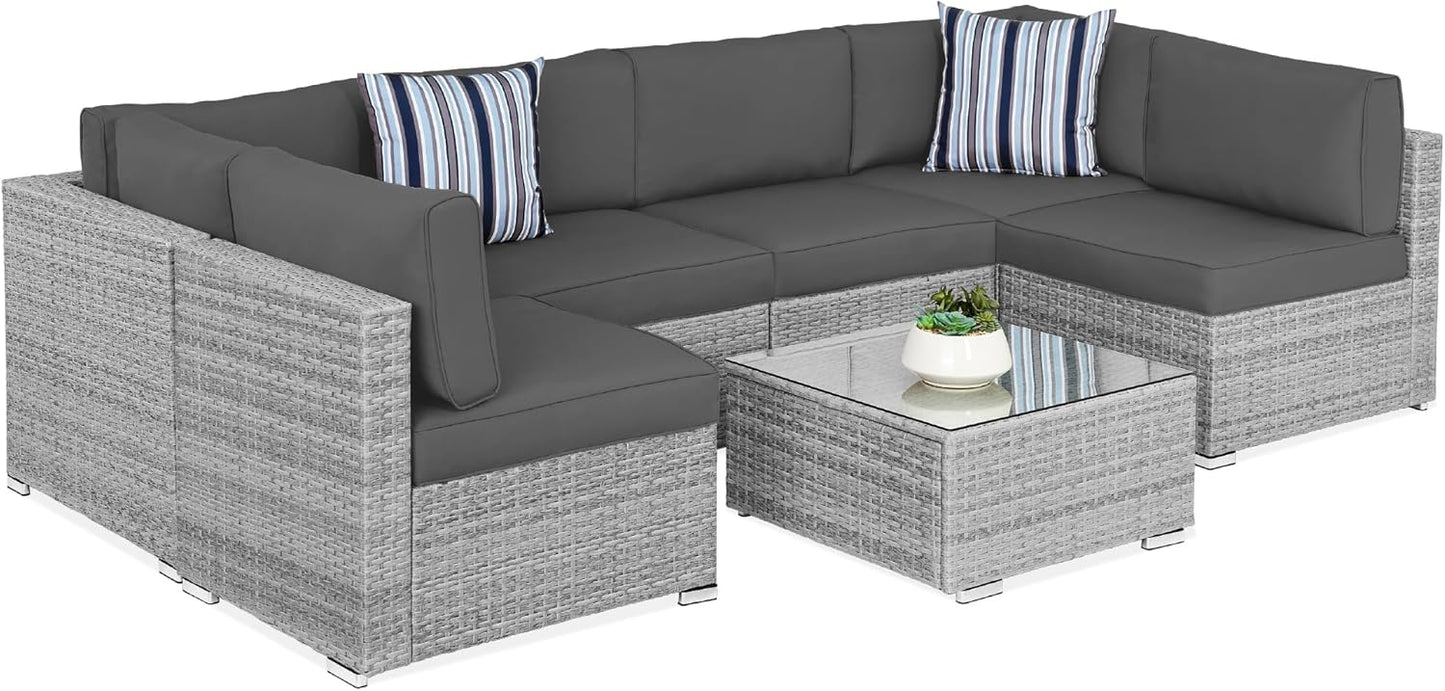 Modular Outdoor Sectional Wicker Patio Set for Ultimate Comfort