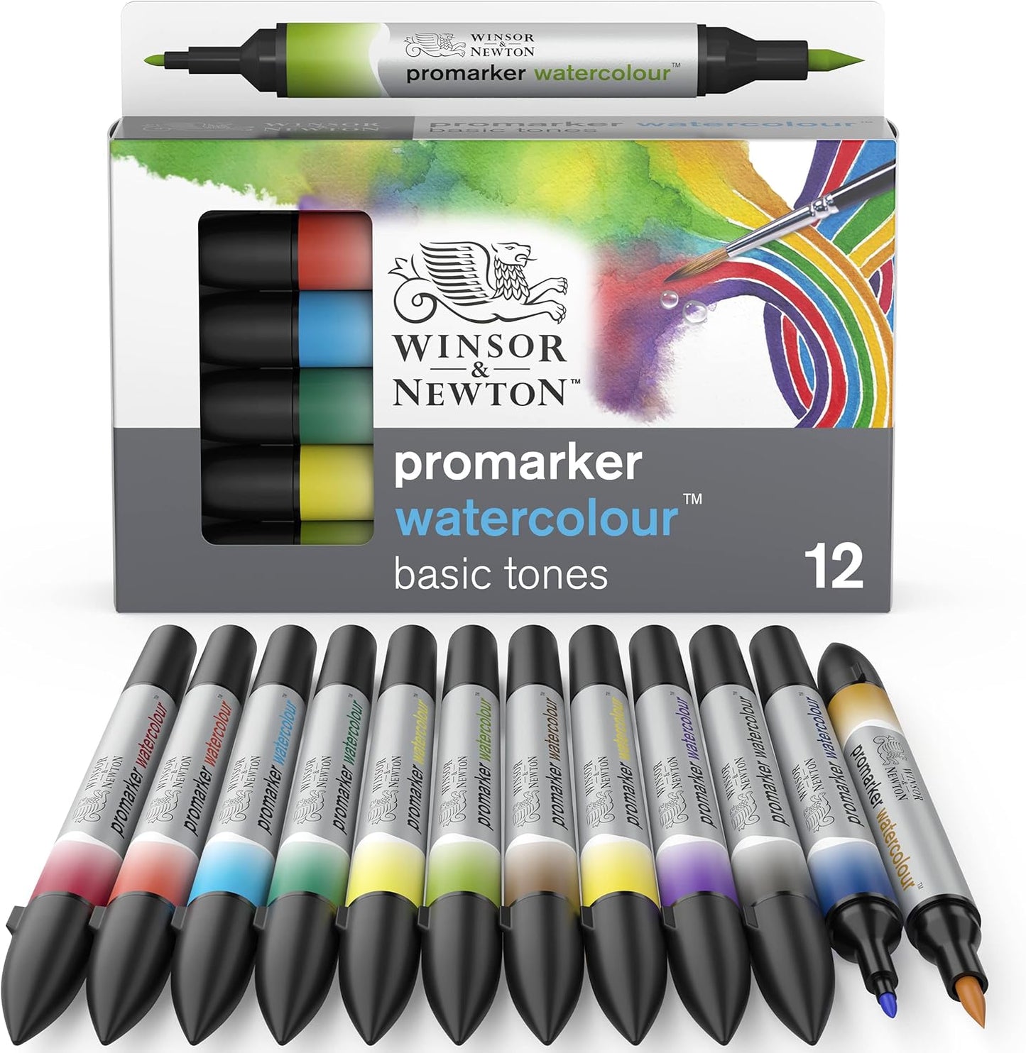 Winsor & Newton ProMarker Watercolor Marker Set for Artists