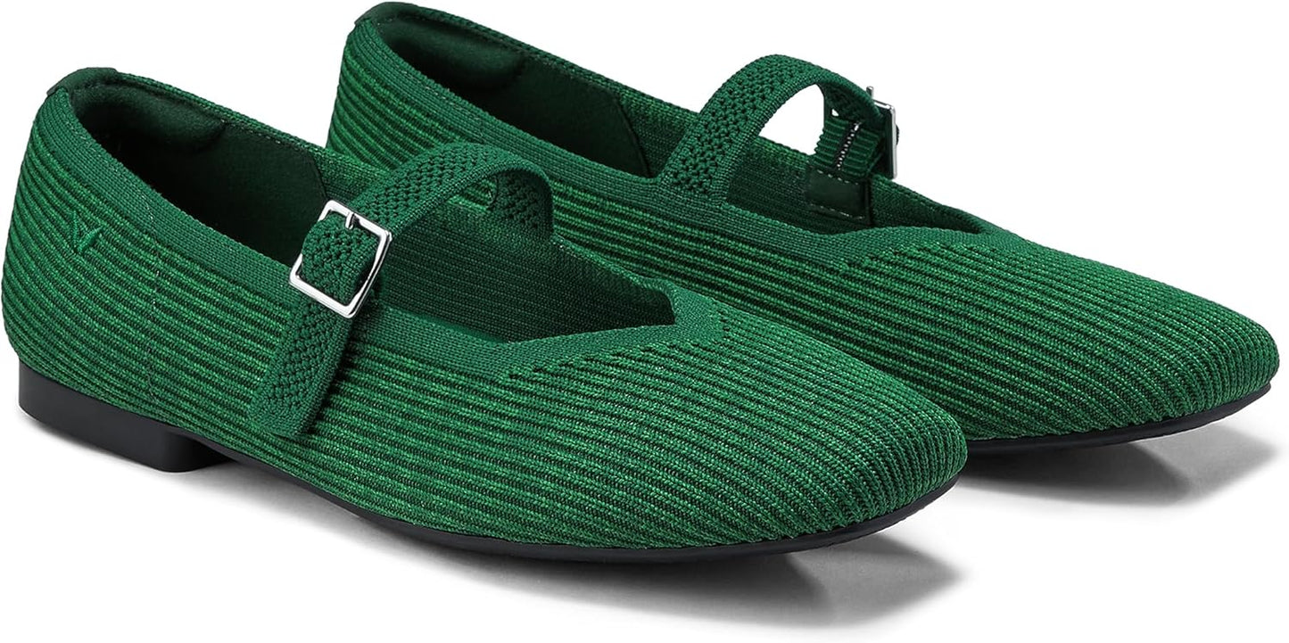 VIVAIA Margot Mary Jane Women Flat Shoes for Comfortable Work