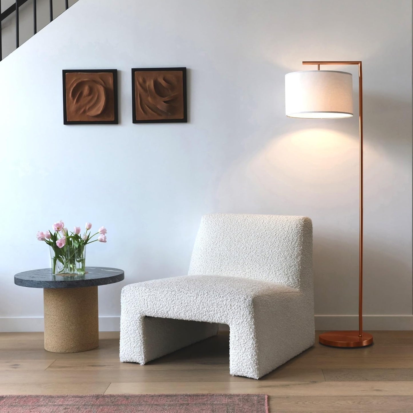 Brightech Montage Modern Floor Lamp for Stylish Living Rooms