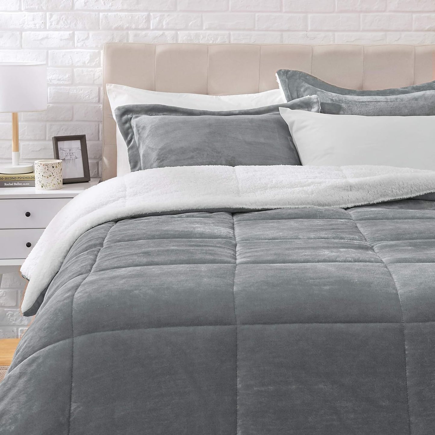 Ultra-Soft Micromink Sherpa King Bedding Set for All Seasons