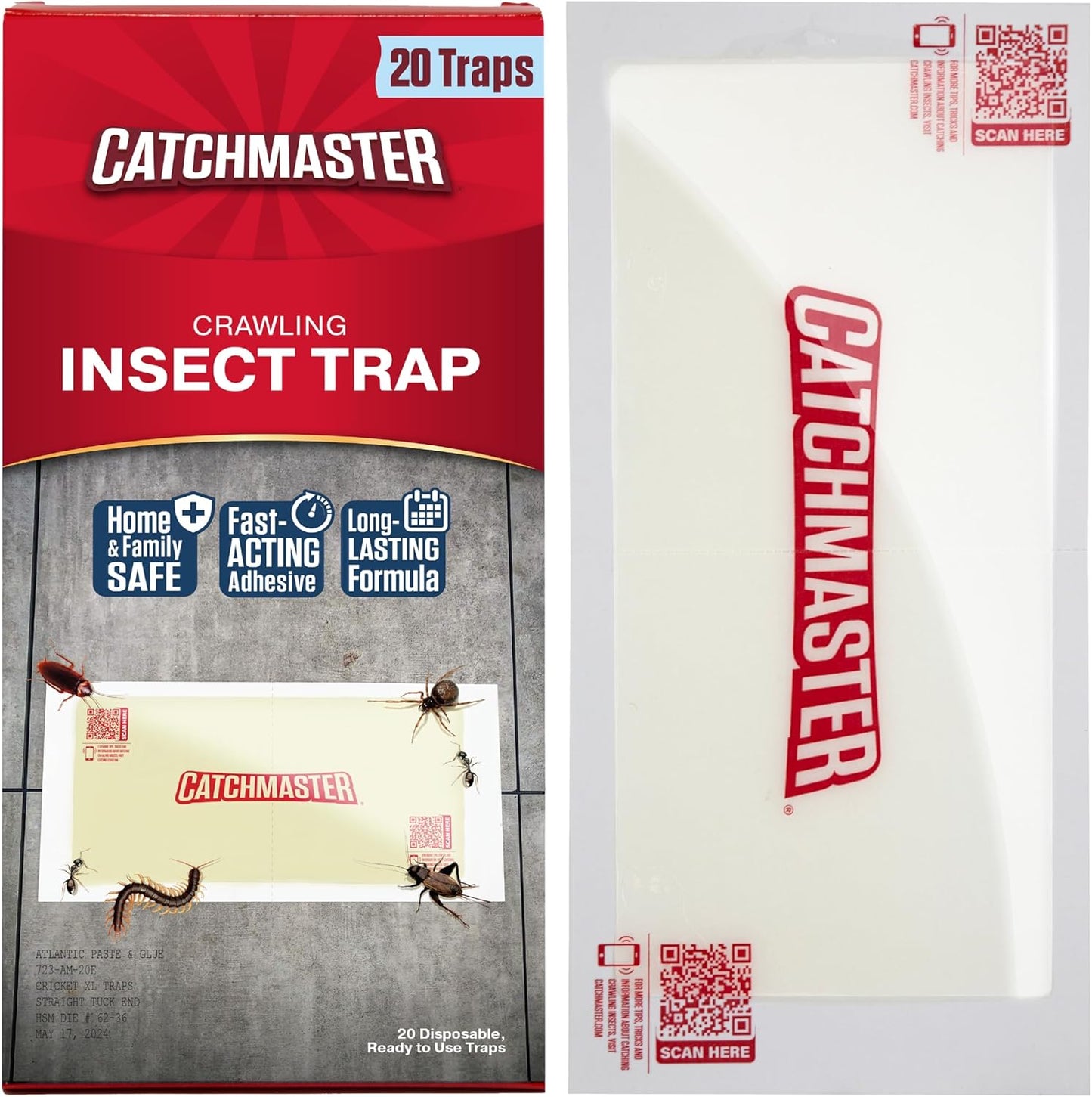 XL Catchmaster Insect Traps 20-PK - Bulk Bug Killer