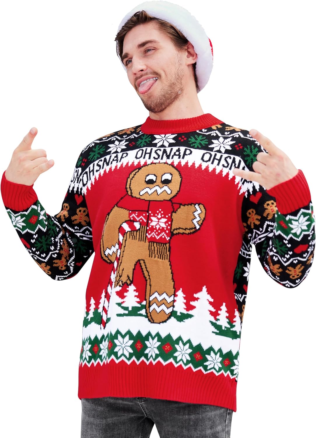 Funny Ugly Christmas Sweater for Men - Arvilhill Holiday Style