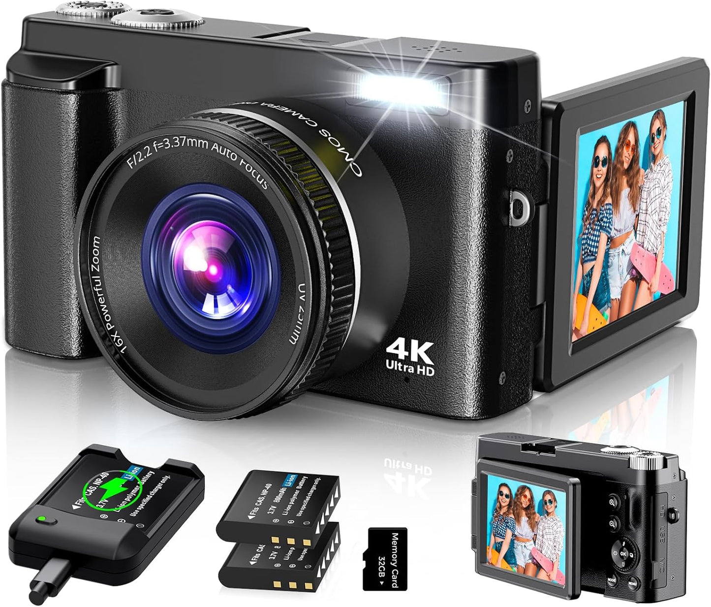 Ultimate 4K Autofocus Vlogging Camera Kit!