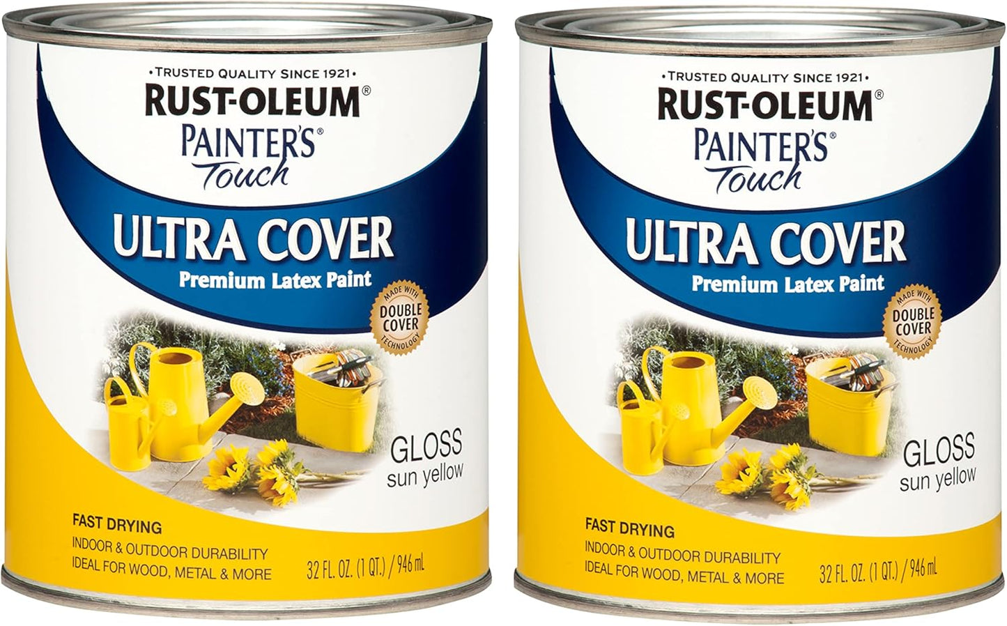 Rust-Oleum Painter's Touch Gloss Sun Yellow Paint for Projects
