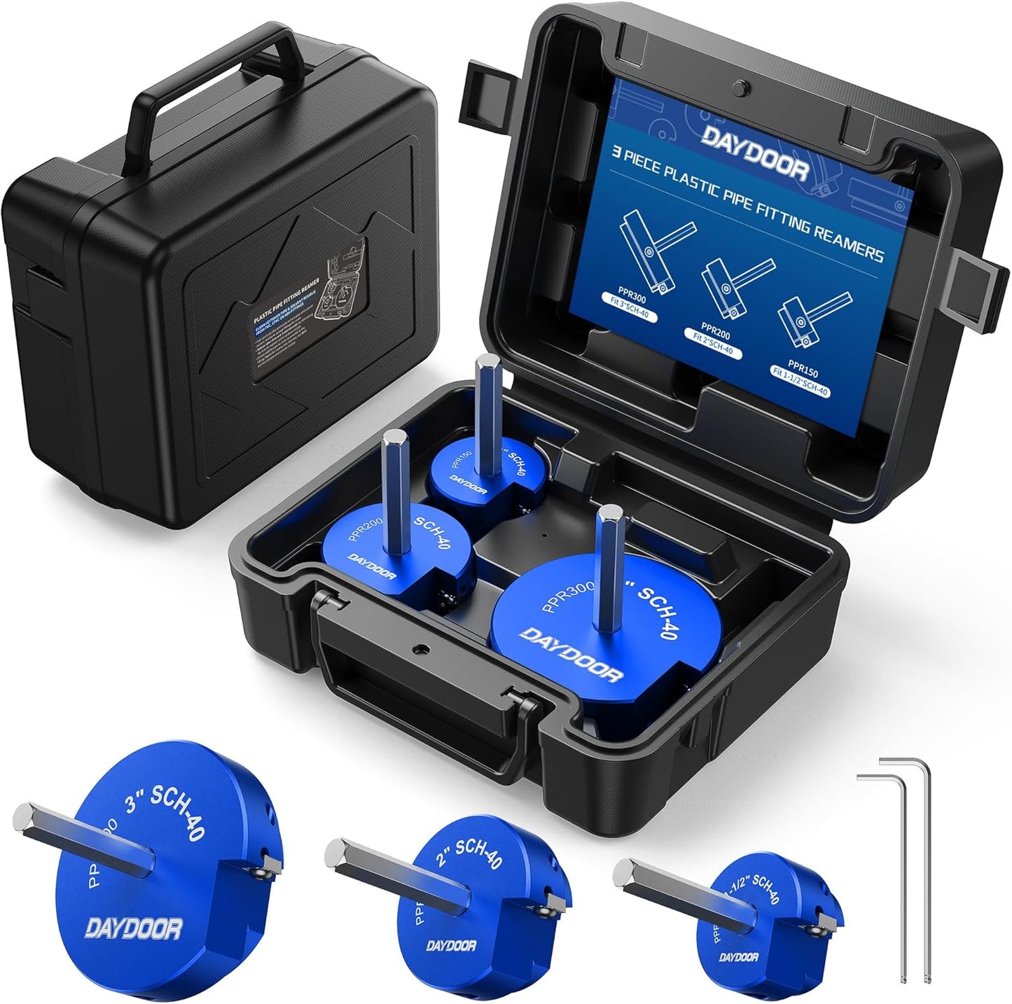 DAYDOOR PVC Pipe Reamer Kit for Efficient Plumbing Repairs