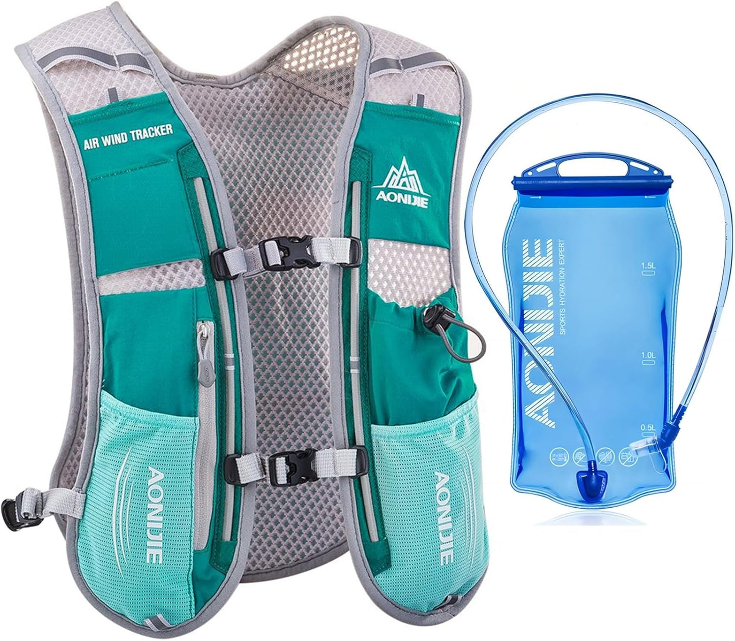 AONIJIE Hydration Vest Pack Backpack for Marathon Running
