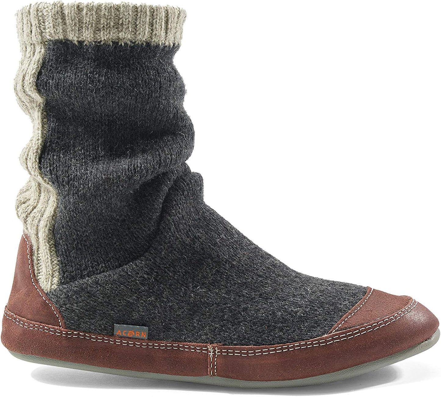 Cozy Men's Slouch Boot: Acorn Comfort