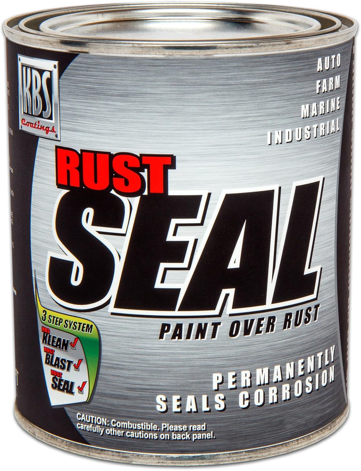 KBS Coatings 4402 Satin Black RustSeal - Ultimate Rust Prevention