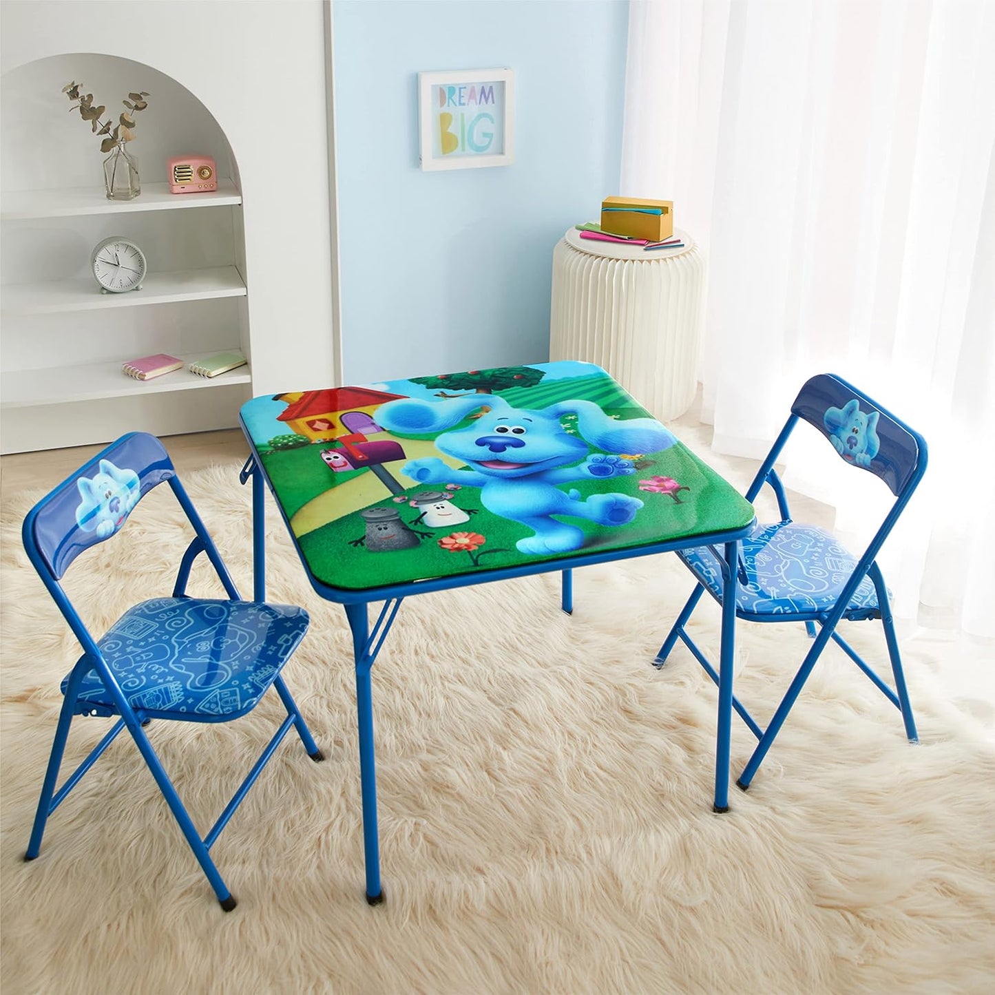 Blue's Clues 3 Piece Children's Activity Table and Chair Set